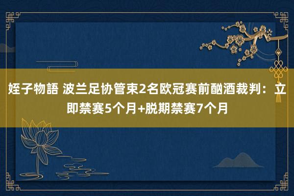 姪子物語 波兰足协管束2名欧冠赛前酗酒裁判：立即禁赛5个月+脱期禁赛7个月